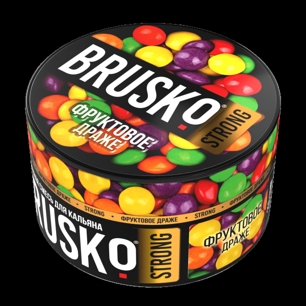 Смесь Brusko Strong фруктовое драже  250 гр в Новосибирске
