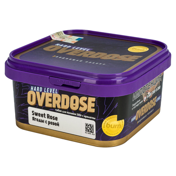 Табак Overdose Sweet Rose  200 грамм в Новосибирске