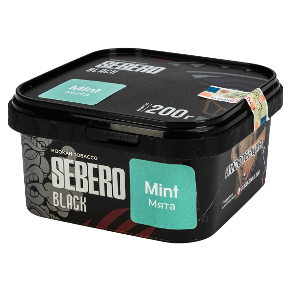 Табак Sebero Black Mint  200 грамм в Новосибирске