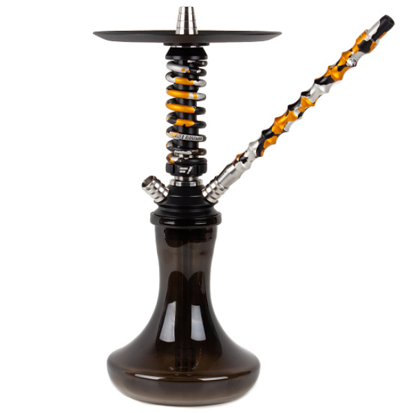 Кальян Mamay Custom Coilovers Micro Черный-Золотой Камуфляж  в Новосибирске