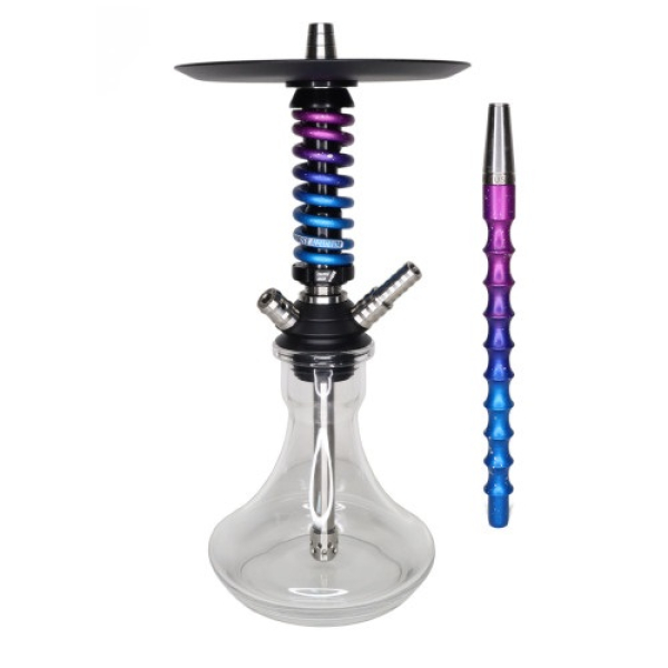 Кальян Mamay Custom Coilovers Micro Черный-Космос  в Новосибирске
