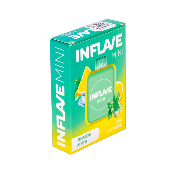 Inflave Mini Лимон Мята (1000 Затяжек) в Новосибирске
