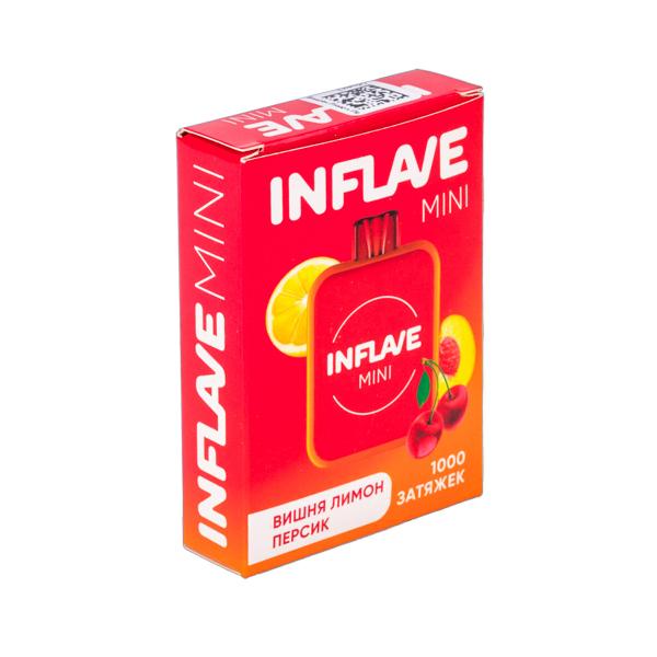 Inflave Mini Вишня Персик Лимон (1000 Затяжек) в Новосибирске
