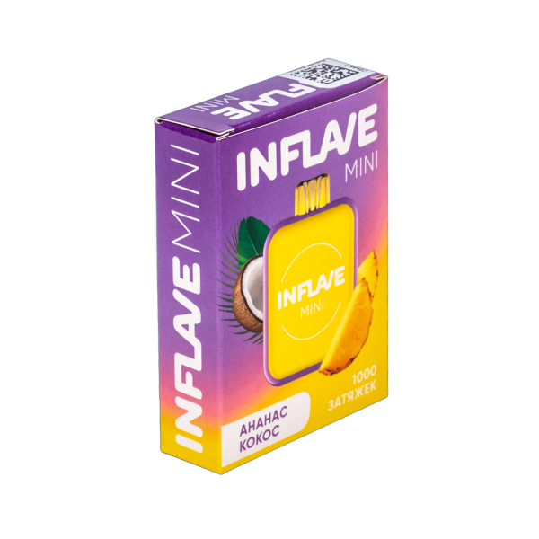 Inflave Mini Ананас Кокос (1000 Затяжек) в Новосибирске