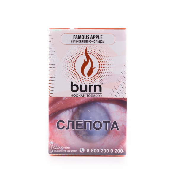 Табак Burn Famous Apple  100 грамм в Новосибирске