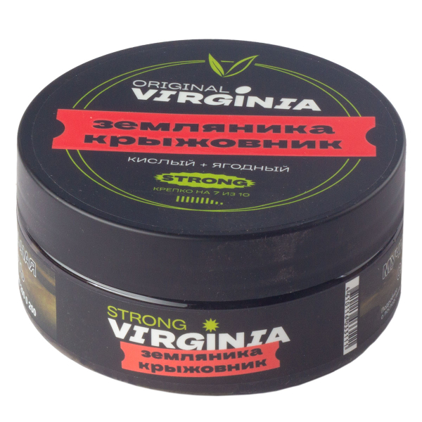 Табак Original Virginia Strong Земляника Крыжовник  25 грамм в Новосибирске