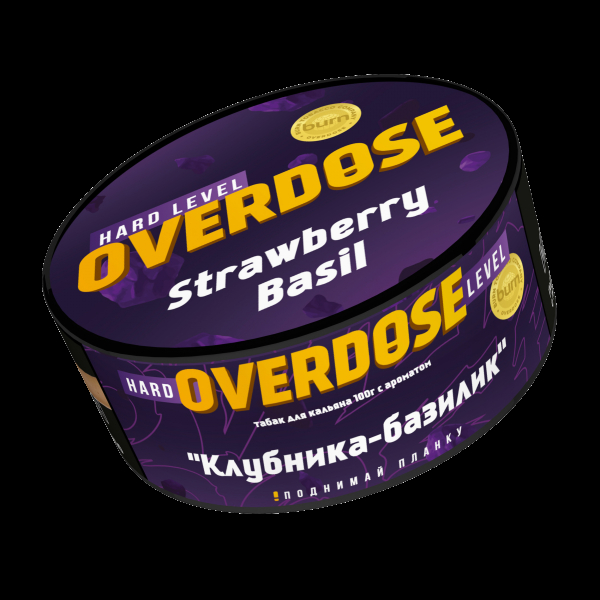 Табак Overdose Strawberry Basil  100 грамм в Новосибирске