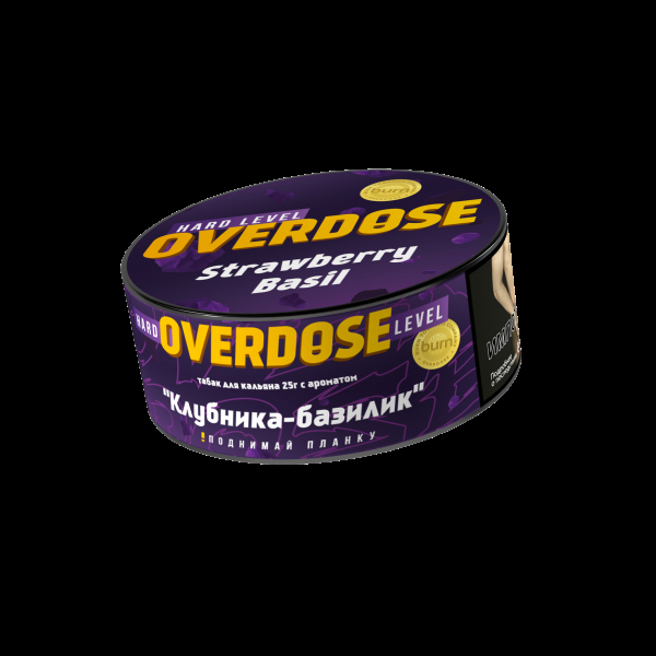 Табак Overdose Strawberry Basil  25 грамм в Новосибирске