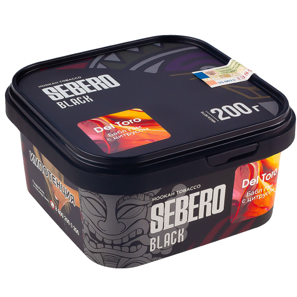 Табак Sebero Black Del Toro  200 грамм в Новосибирске