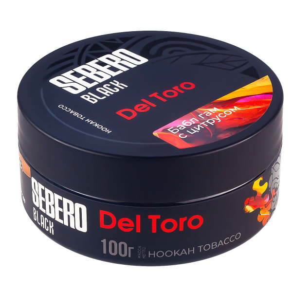Табак Sebero Black Del Toro  100 грамм в Новосибирске