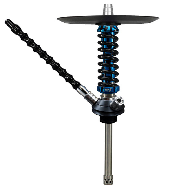 Кальян Mamay Custom Coilovers Micro Синий Сплеш Черный  в Новосибирске