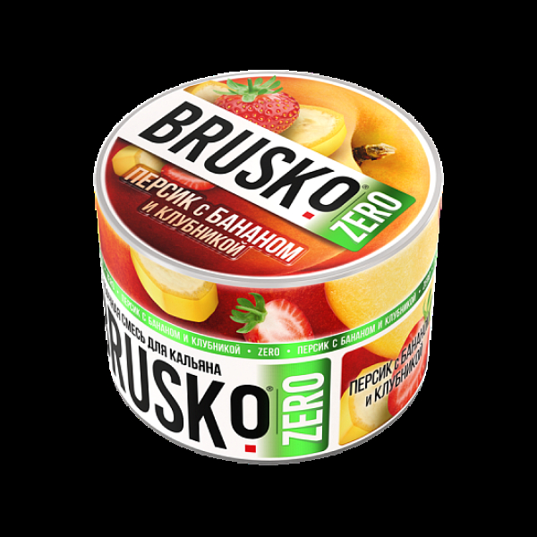 Смесь Brusko Персик С Бананом И Клубникой (Zero)  50 гр в Новосибирске