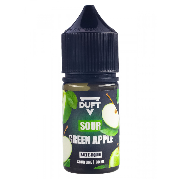 Жидкость Duft Sour Line Salt 20 Green Apple 30 Мл в Новосибирске
