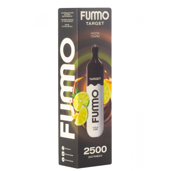 Fummo Target Кола Лайм (2500 Затяжек) в Новосибирске