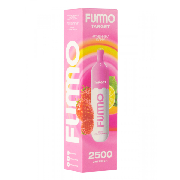 Fummo Target Клубника Лайм (2500 Затяжек) в Новосибирске