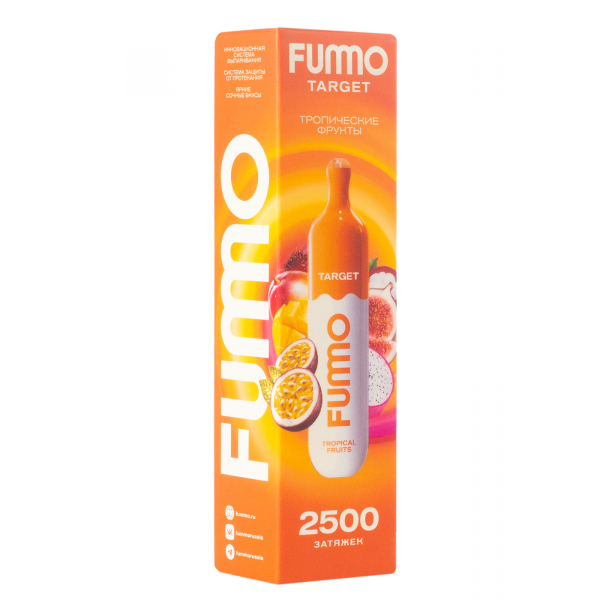 Fummo Target Тропические Фрукты (2500 Затяжек) в Новосибирске