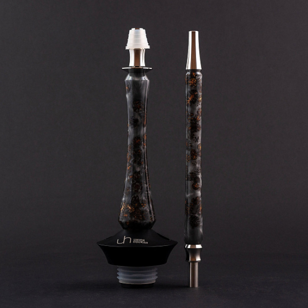 Кальян Union Hookah Sleek Акрил С Шишками Серый  в Новосибирске