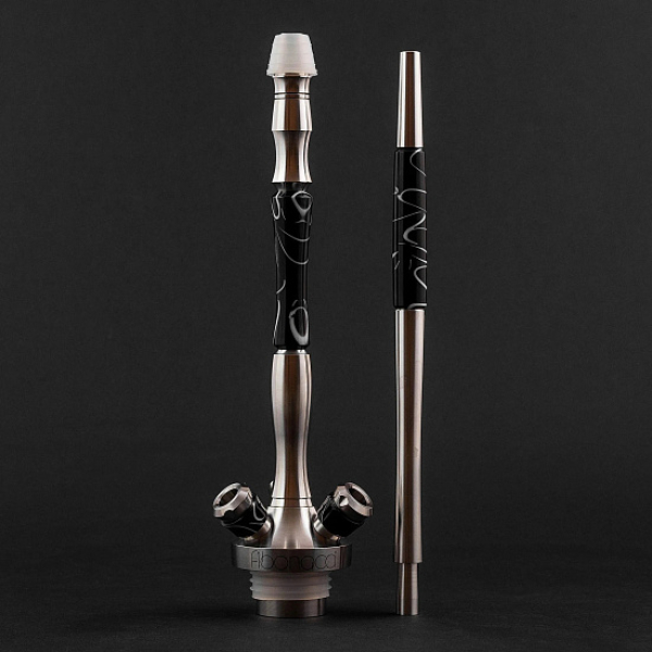 Кальян Union Hookah Fibonacci Акрил Черный 2  в Новосибирске
