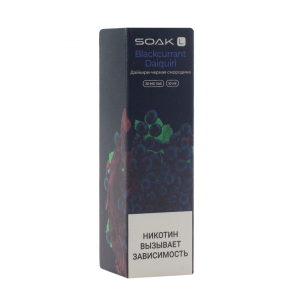 Жидкость Soak Blackcurrant Daiquiri 10 Мл 2 Мг в Новосибирске
