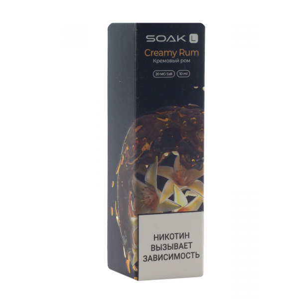 Жидкость Soak Creamy Rum 10 Мл 2 Мг в Новосибирске