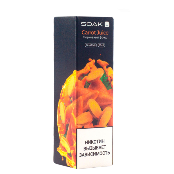 Жидкость Soak Carrot Juice 10 Мл 2 Мг в Новосибирске