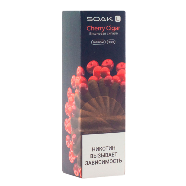 Жидкость Soak Cherry Cigar 10 Мл 2 Мг в Новосибирске