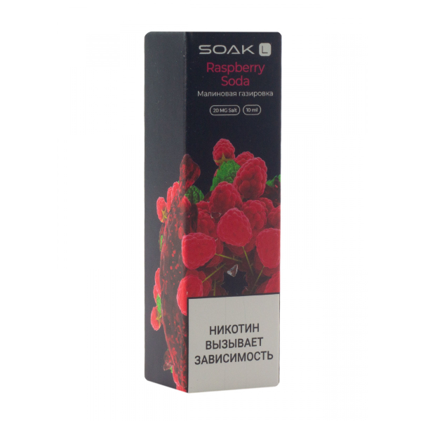 Жидкость Soak Raspberry Soda 10 Мл 2 Мг в Новосибирске