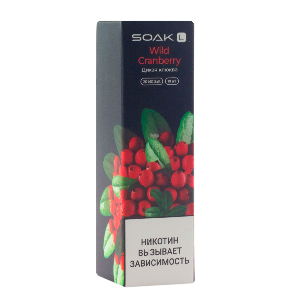 Жидкость Soak Wild Cranberry 10 Мл 2 Мг в Новосибирске