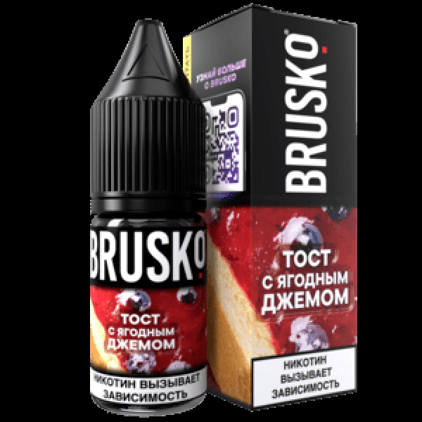 Жидкость Brusko Salt Тост С Ягодным Джемом 10 Мл 2 Мг в Новосибирске