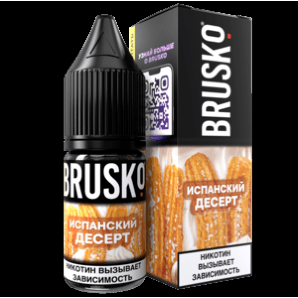 Жидкость Brusko Salt Испанский Десерт 10 Мл 2 Мг в Новосибирске