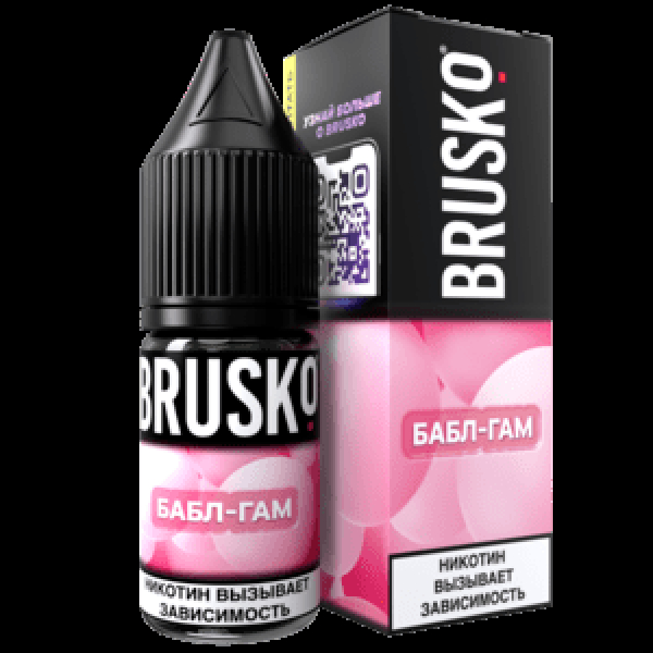 Жидкость Brusko Salt Бабл-Гам10 Мл 2 Мг в Новосибирске