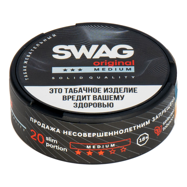 Жевательный табак Swag Medium Original 10 грамм в Новосибирске