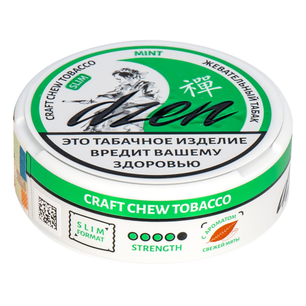 Жевательный табак Dzen Slim Mint 9 грамм в Новосибирске