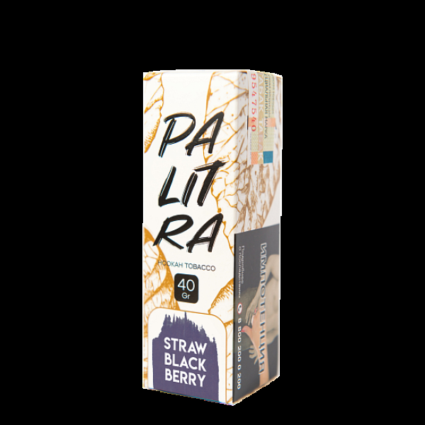 Табак Palitra Straw Black Berry (Земляника Ежевика)  40 грамм в Новосибирске