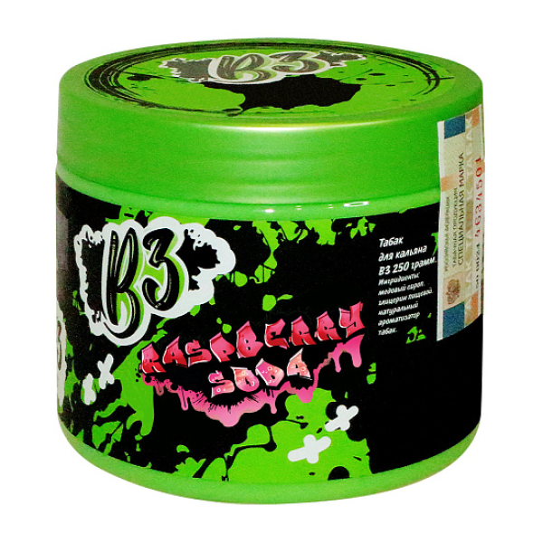 Табак B3 Raspberry Soda  250 грамм в Новосибирске