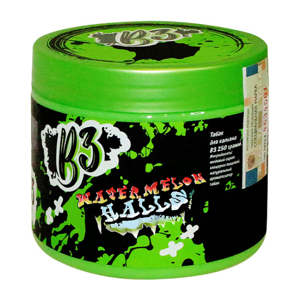 Табак B3 Watermelon Halls  250 грамм в Новосибирске