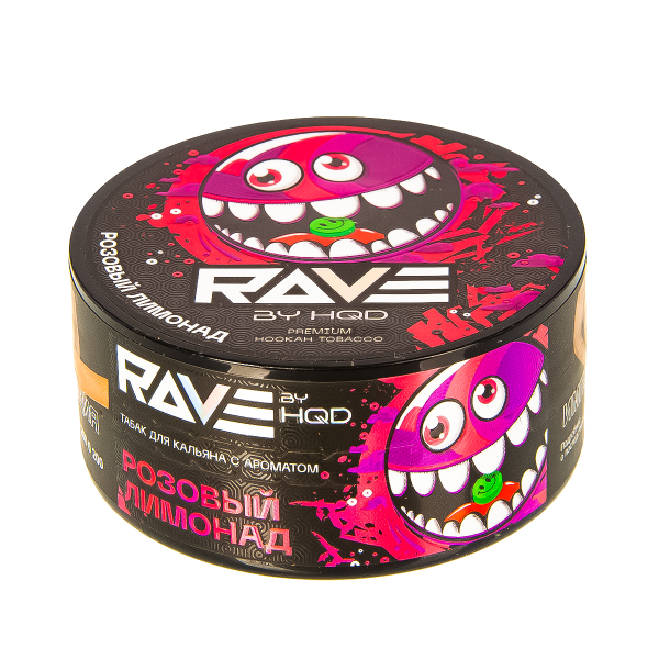 Табак Rave By Hqd Розовый Лимонад  25 грамм в Новосибирске