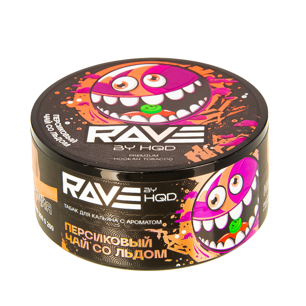 Табак Rave By Hqd Персиковый Чай Со Льдом  25 грамм в Новосибирске