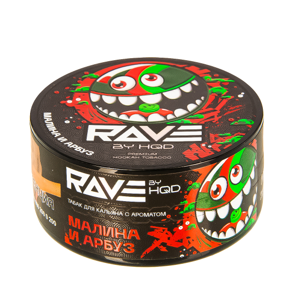 Табак Rave By Hqd Малина И Арбуз  25 грамм в Новосибирске