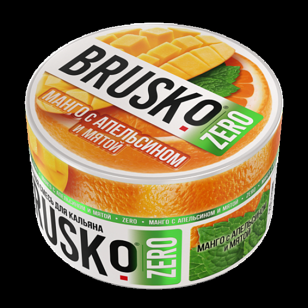 Смесь Brusko Манго С Апельсином И Мятой (Zero)  250 гр в Новосибирске