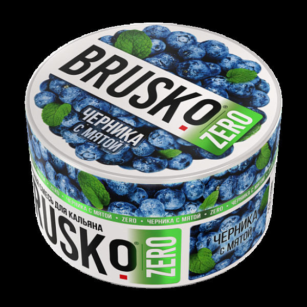 Смесь Brusko Черника С Мятой (Zero)  250 гр в Новосибирске