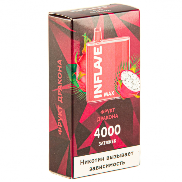 Inflave Max Фрукт Дракона (4000 Затяжек) в Новосибирске