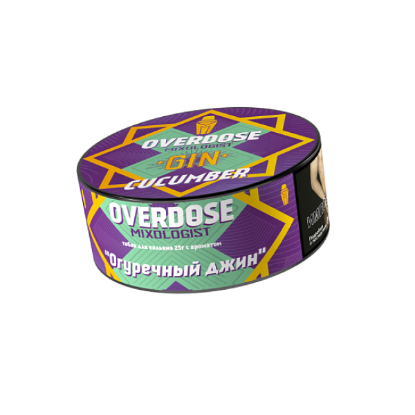 Табак Overdose Gin Cucumber   25 грамм в Новосибирске