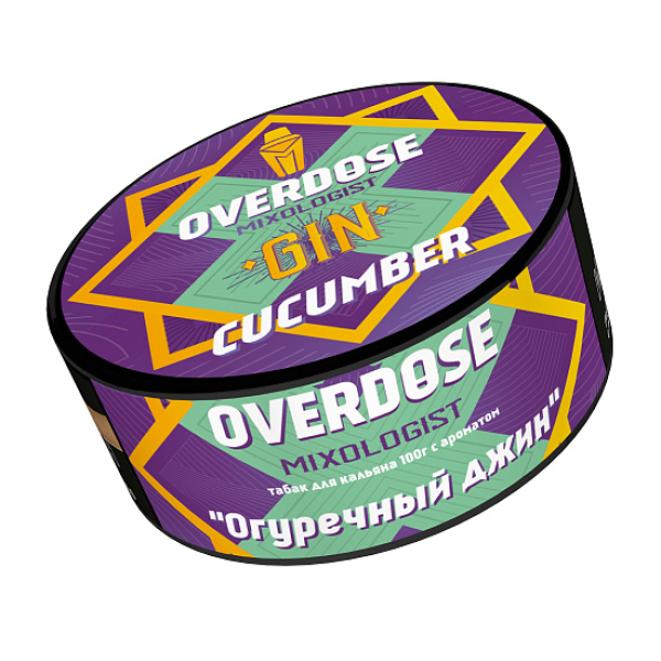Табак Overdose Gin Cucumber  100 грамм в Новосибирске