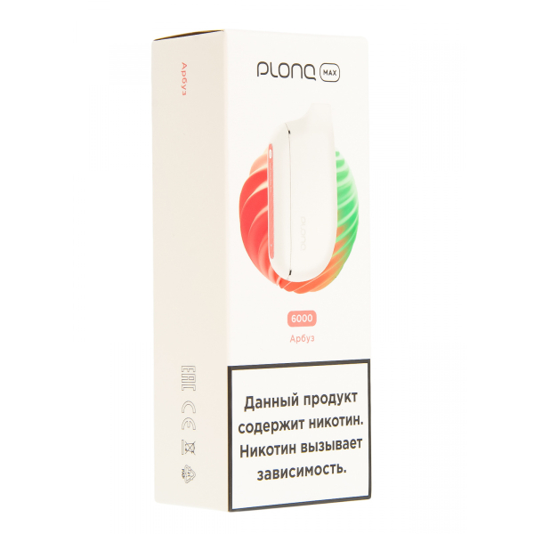 Plonq Max Арбуз (6000 Затяжек) 20 Мг в Новосибирске