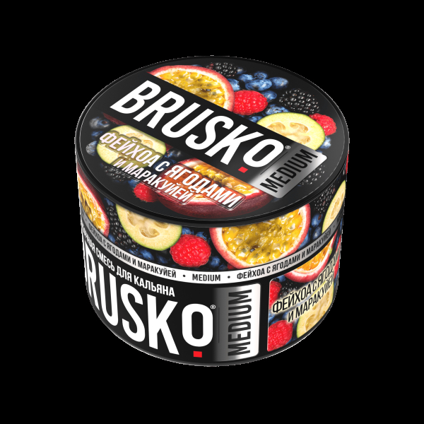 Смесь Brusko Medium Фейхоа С Ягодами И Маракуйей  50 гр в Новосибирске
