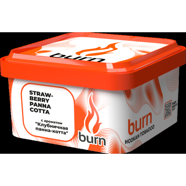 Табак Burn Strawberry Panna-Cotta  200 грамм в Новосибирске