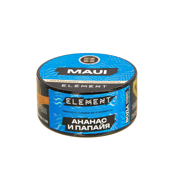 Табак Element Вода Maui New  25 грамм в Новосибирске