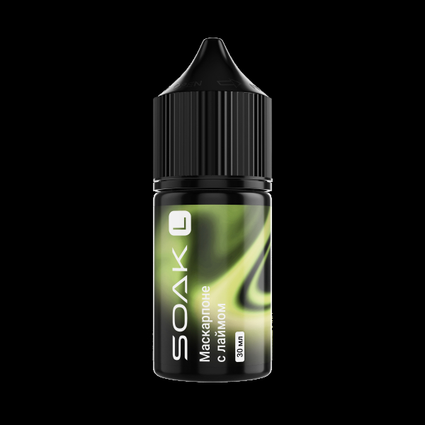 Жидкость Soak L30 Mascarpone Lime 30 Мл 2 Мг в Новосибирске