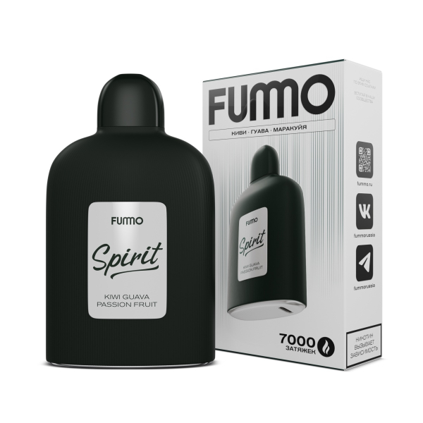 Электронка Fummo Spirit Киви Гуава Маракуйя  в Новосибирске